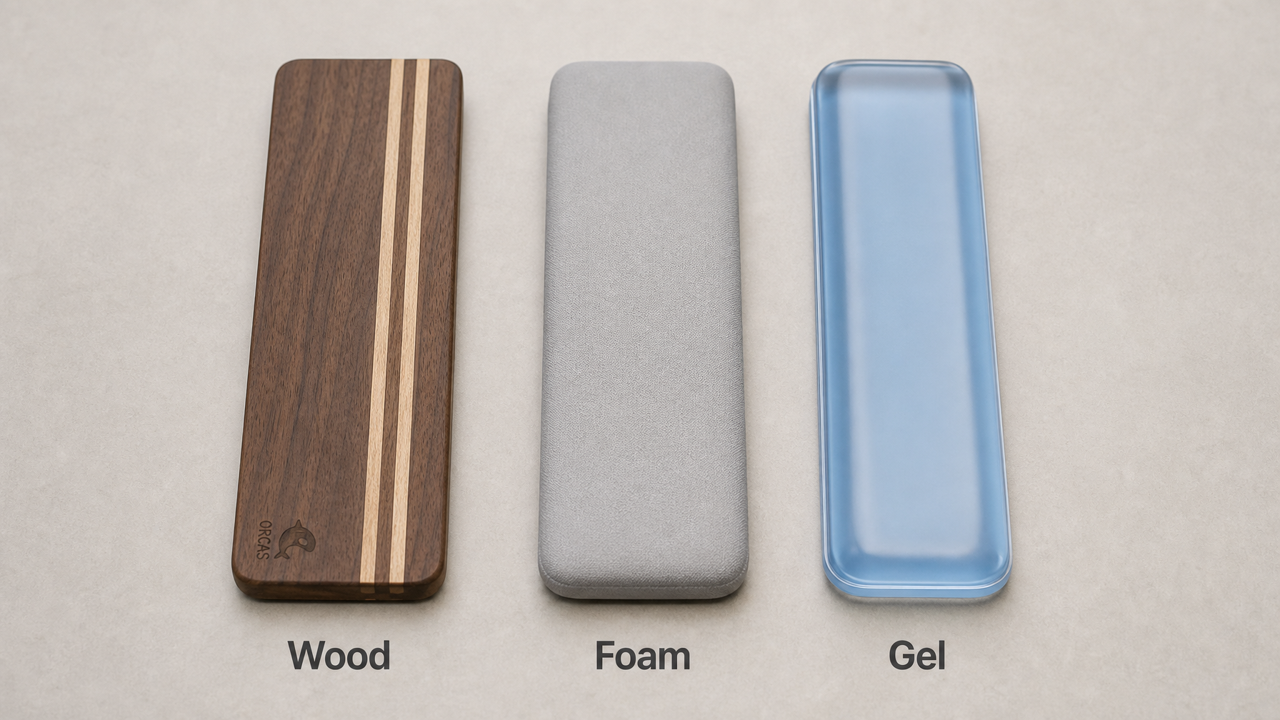 Wood vs foam vs gel keyboard wrist rest comparison