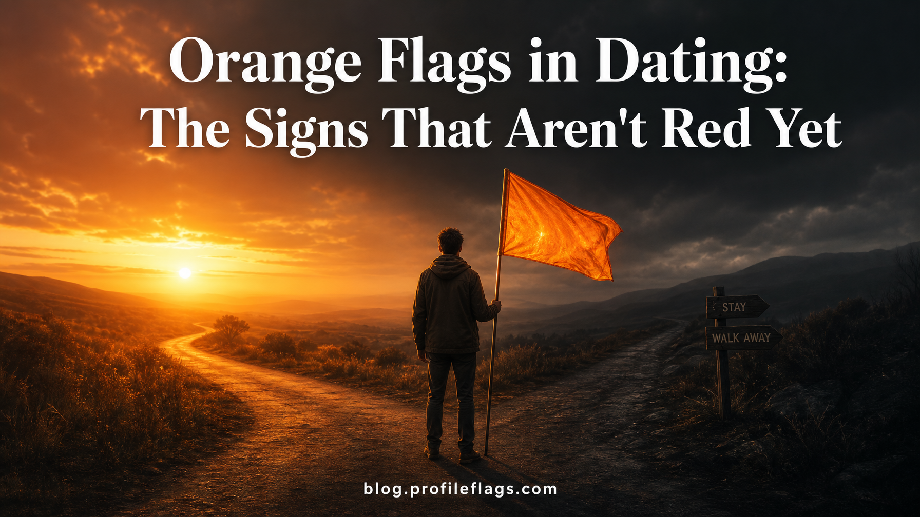 Orange Flags in Dating: The Signs That Aren't Red Yet (But Should Stop You in Your Tracks)