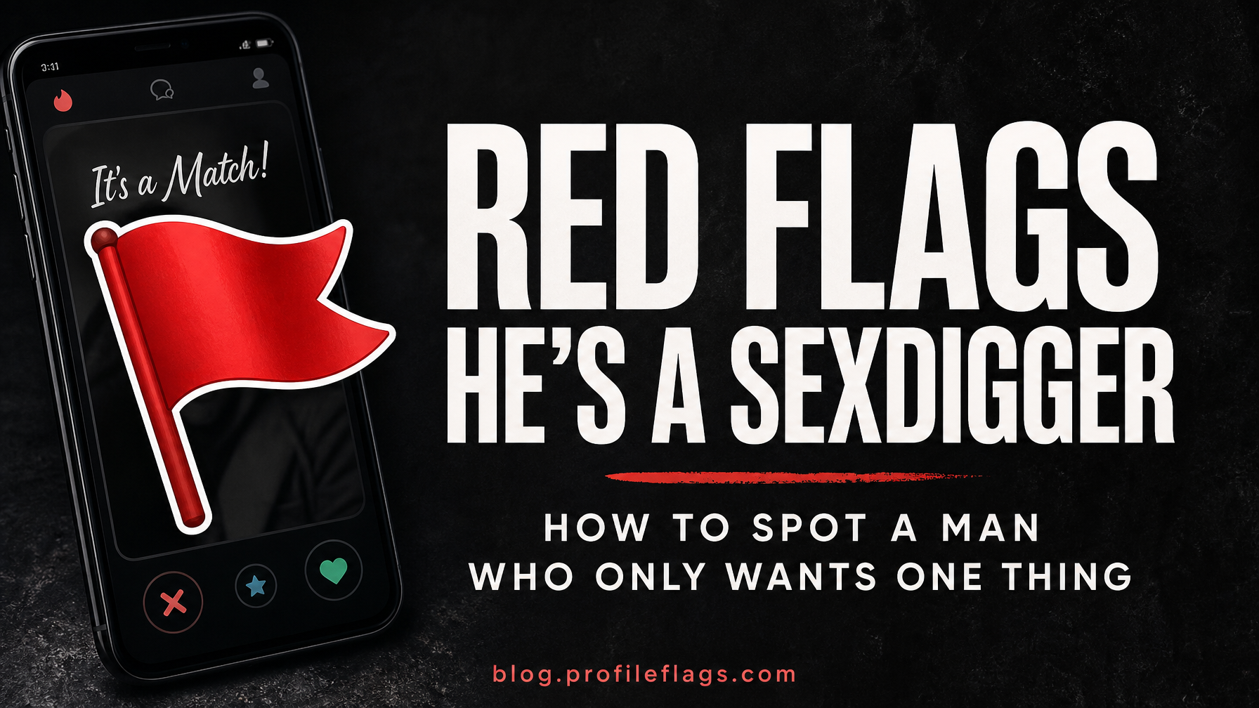 Red Flags He's a Sexdigger (And How to Spot One Fast)