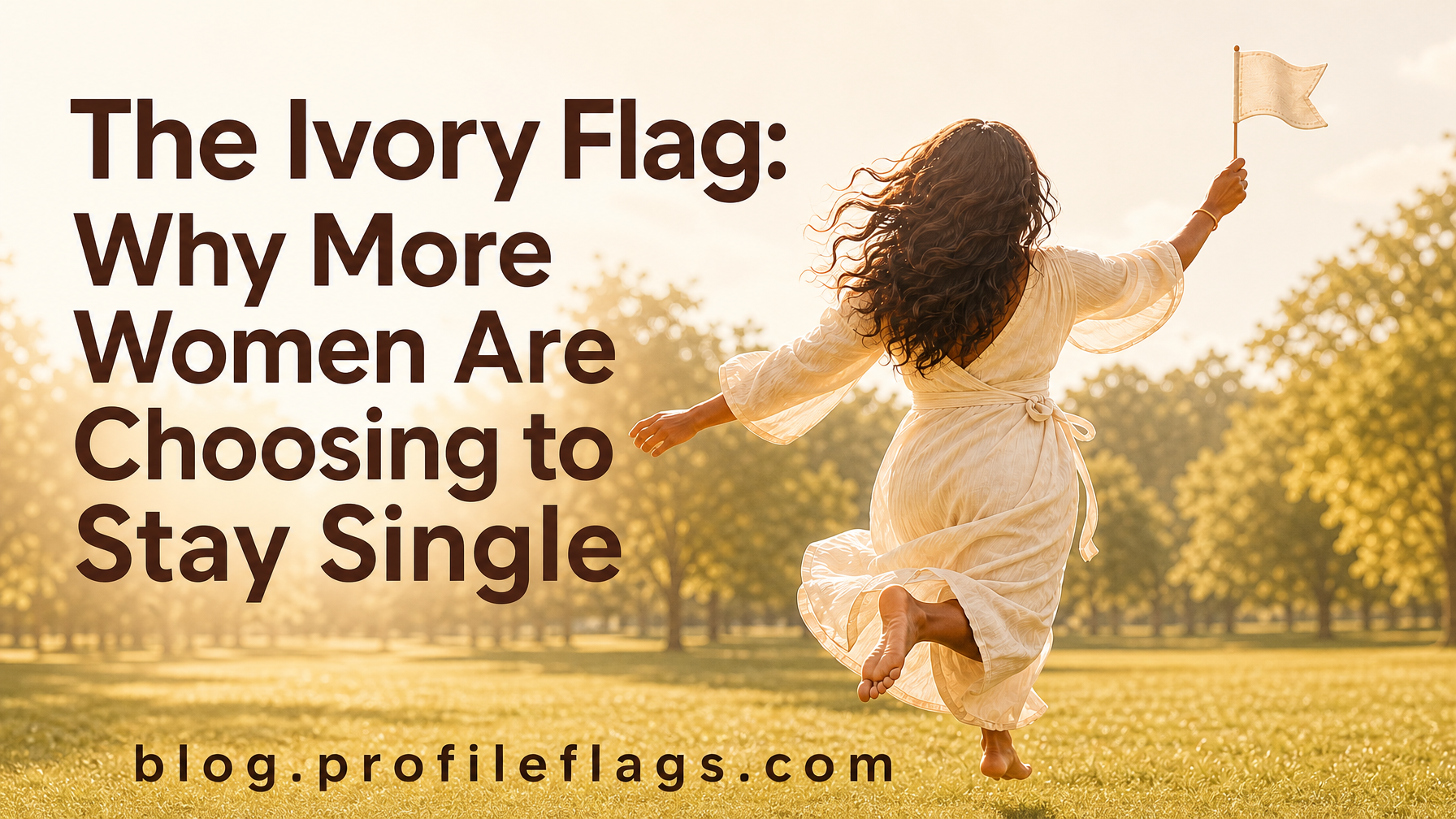 The Ivory Flag: Why More Women Are Choosing to Stay Single (And It's Not What You Think)