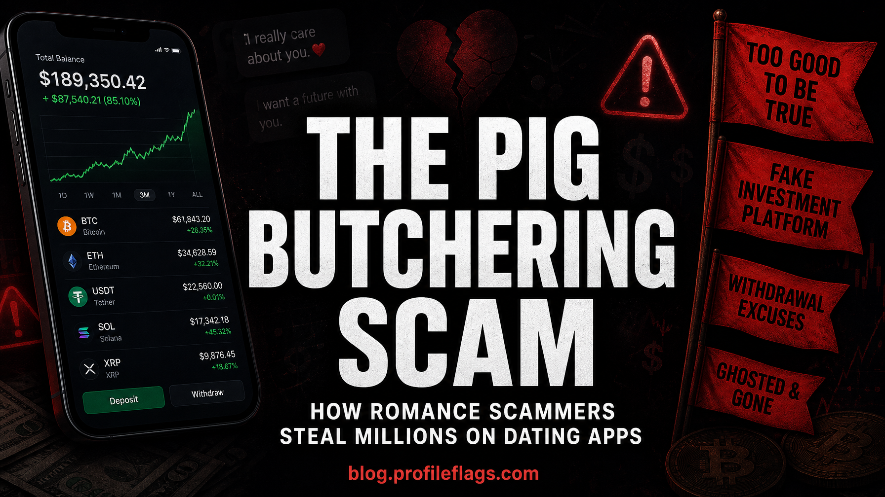 The Pig Butchering Scam: How Romance Scammers Are Stealing Millions on Dating Apps