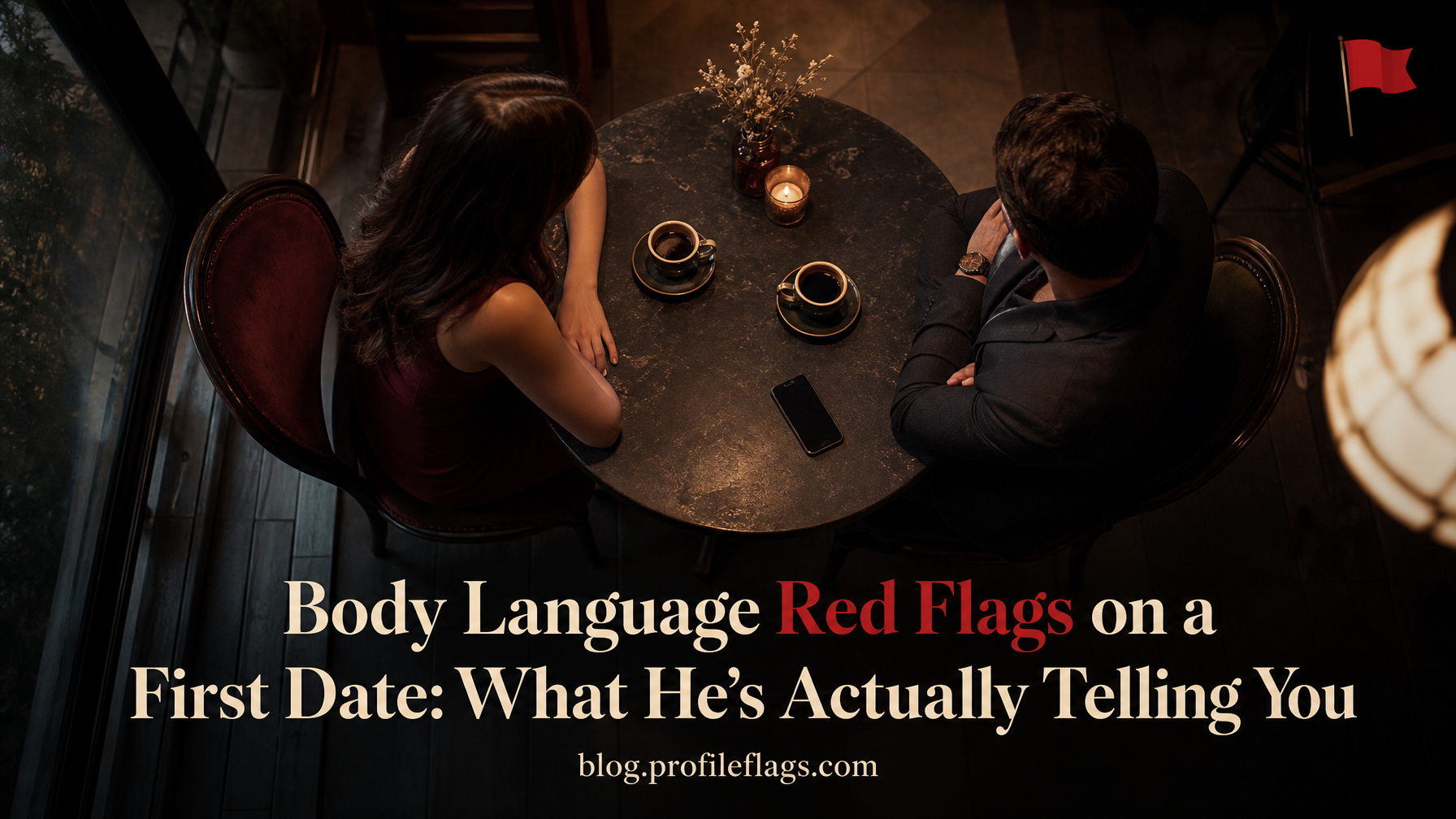Body Language Red Flags on a First Date: What He's Actually Telling You