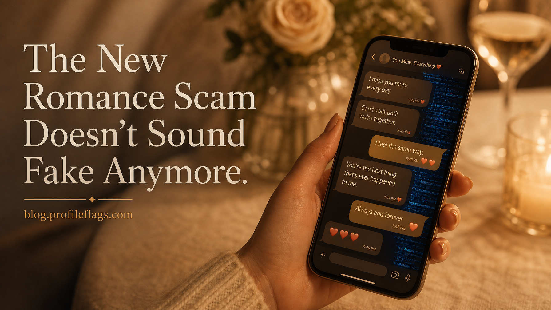 The New Romance Scam Doesn't Sound Fake Anymore