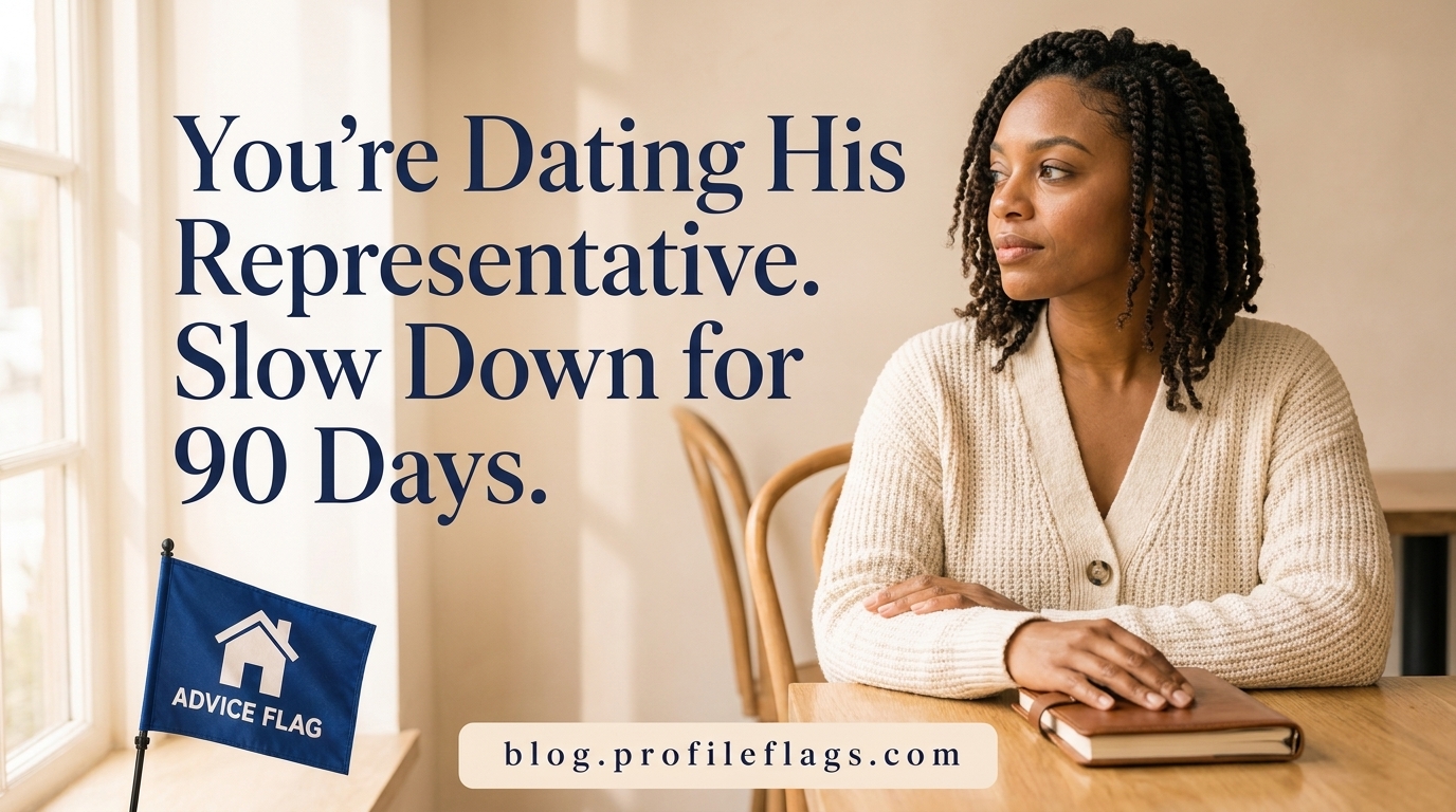 You're Dating His Representative. Slow Down for 90 Days.