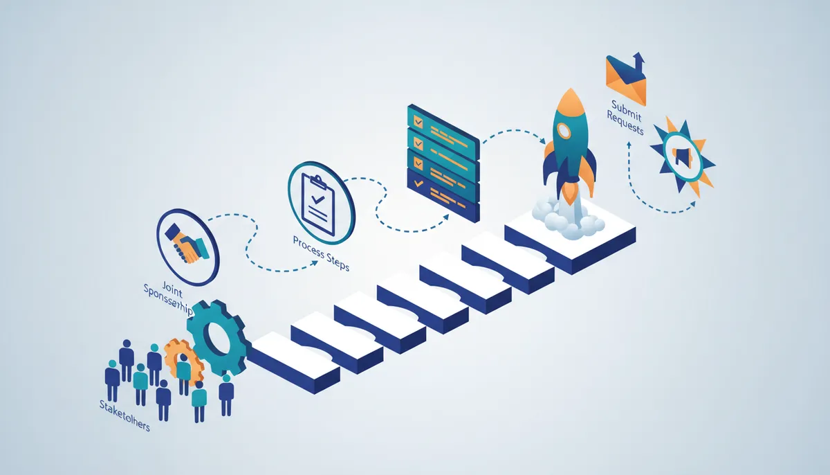 Conceptual illustration for Executing Sponsorship Requests and Community Engagement Steps