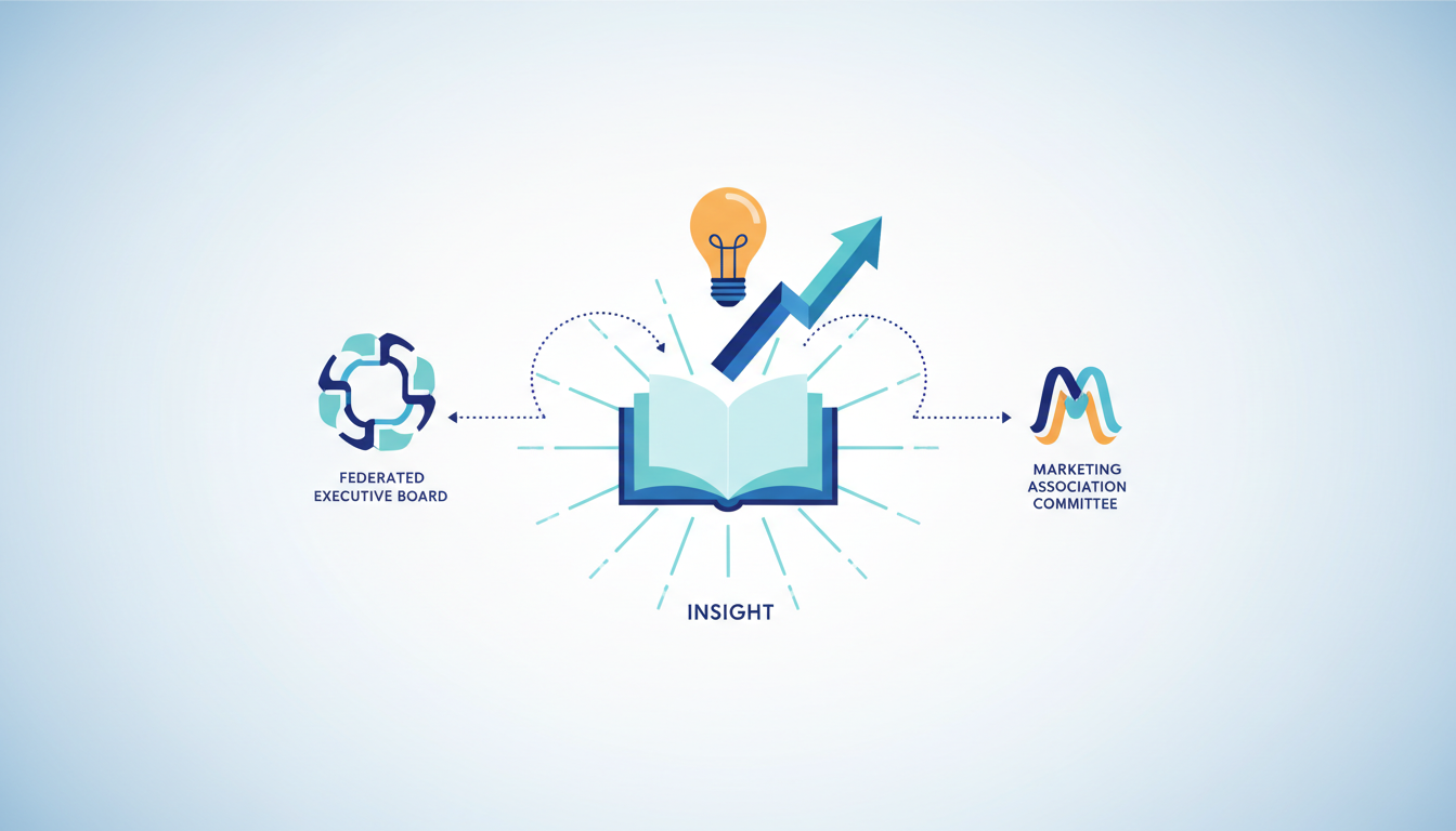 Conceptual illustration for Executive Board Contributions Establish New Standards for Member Collaboration