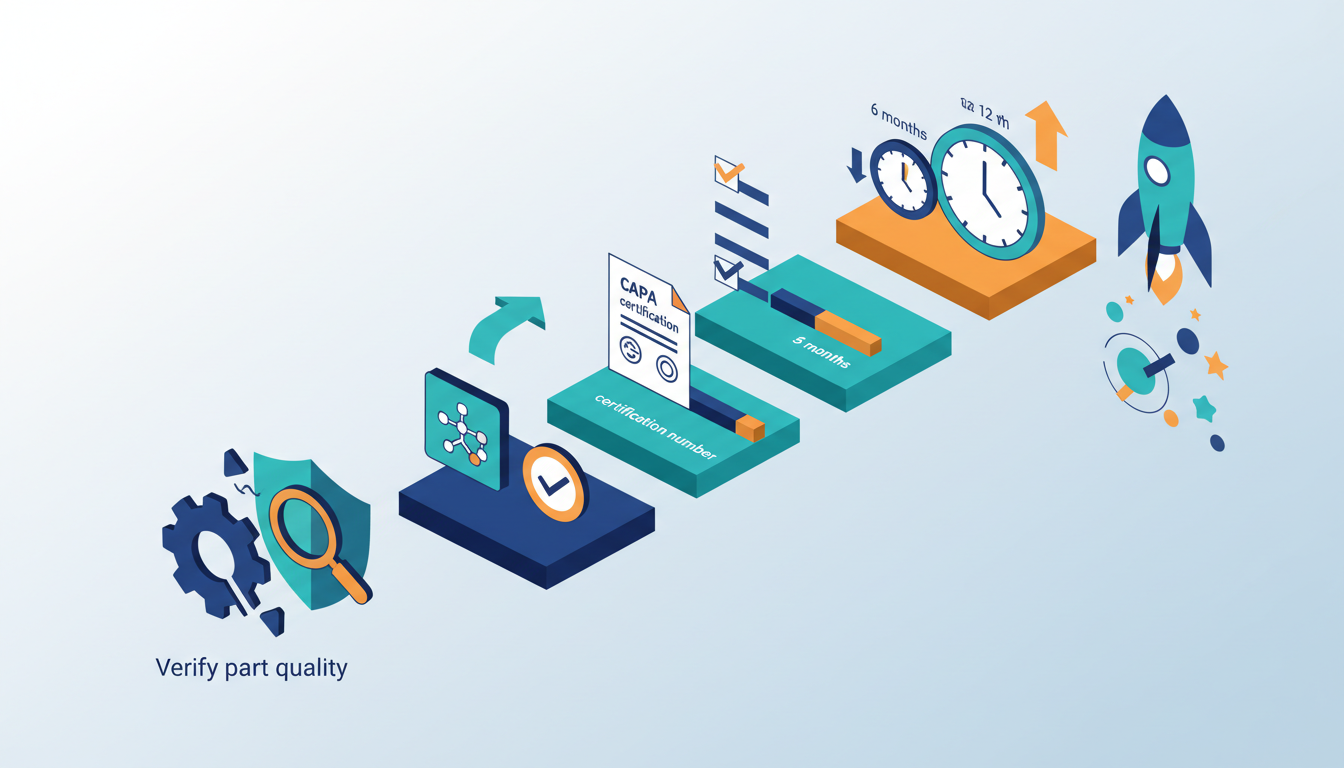 Conceptual illustration for Optimizing Cost and Quality Through Targeted Part Verification