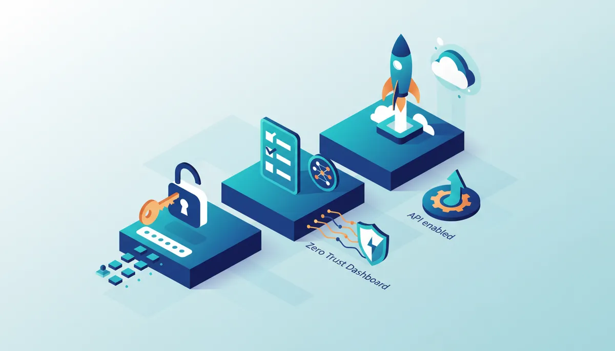 Conceptual illustration for Deploying the Claude Compliance Integration via the zero-trust Dashboard