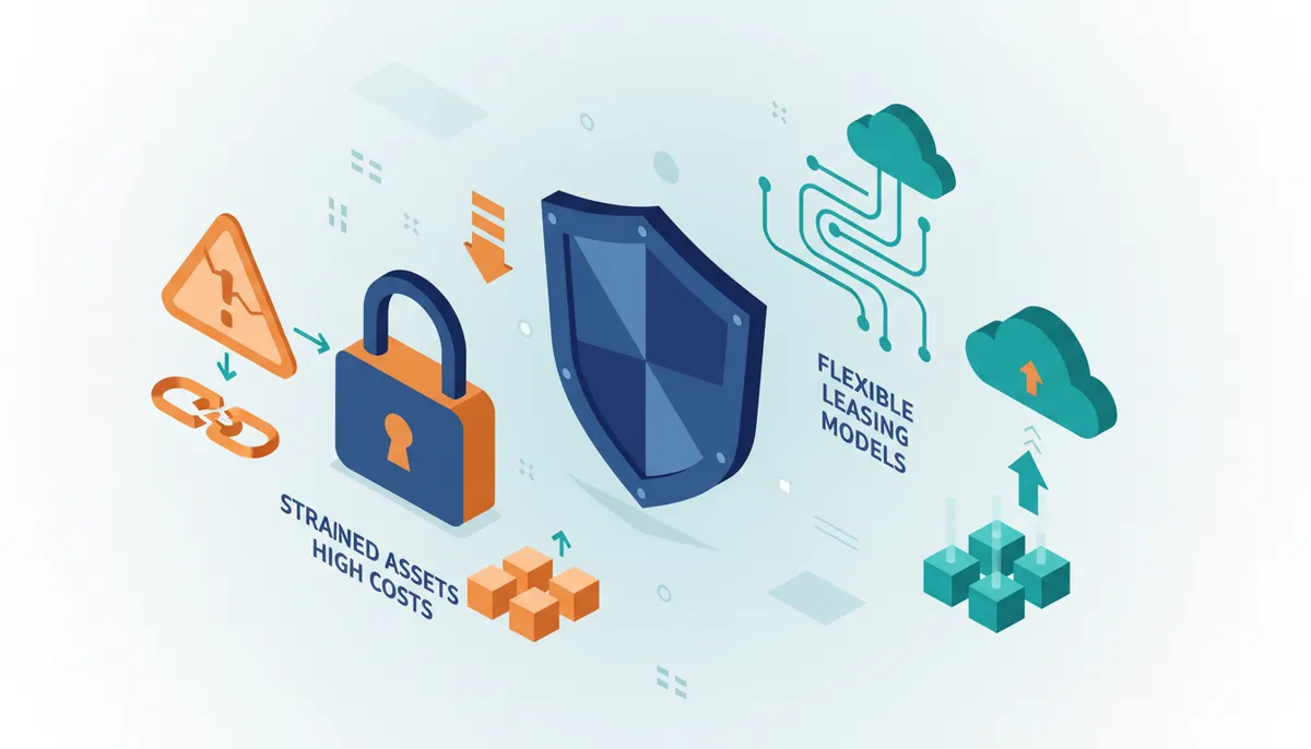 Conceptual illustration for Financial and Operational Risks of Purchasing IPv4 Blocks Prematurely