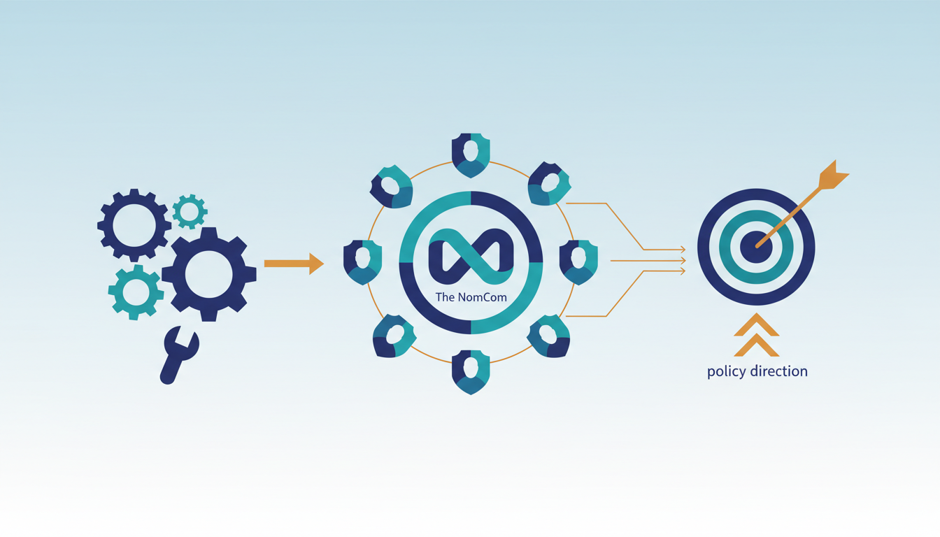 Conceptual illustration for Strategic Impact of NomCom Selections on Internet Resource P
