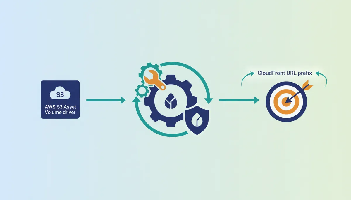 Conceptual illustration for Deploying CMS Asset Volumes for Scalable Content Delivery