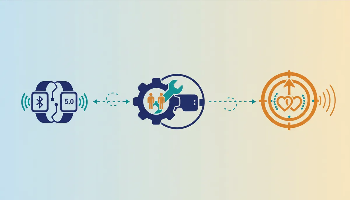 Conceptual illustration for Deploying Smart Wearables and VR for Therapeutic and Remote Intimacy