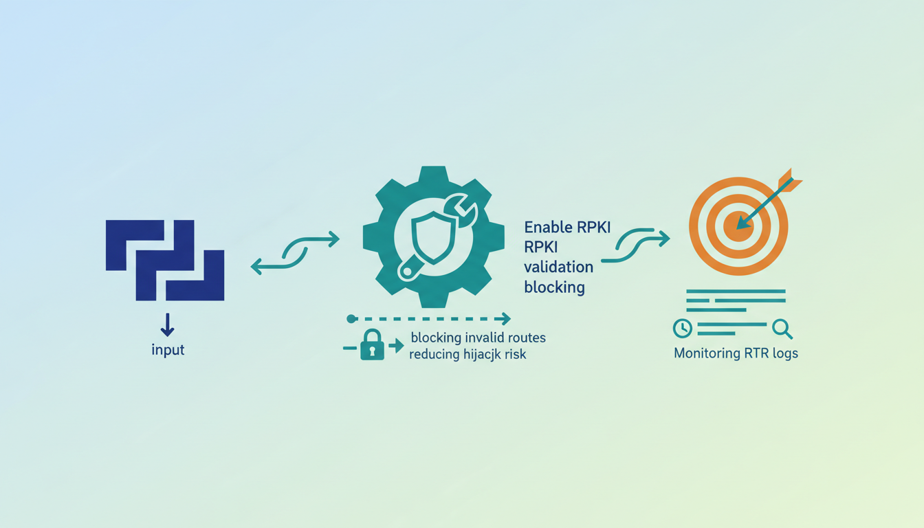 Conceptual illustration for Strategic Best Practices for RPKI Adoption and ROA Management