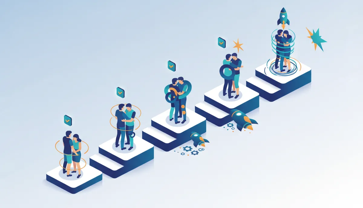 Conceptual illustration for Executing the Stages of Sensate Focus Exercises