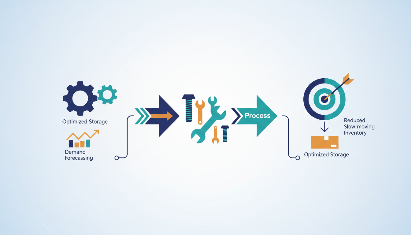 Conceptual illustration for Strategies for Managing SKU Proliferation and Inventory Efficiency