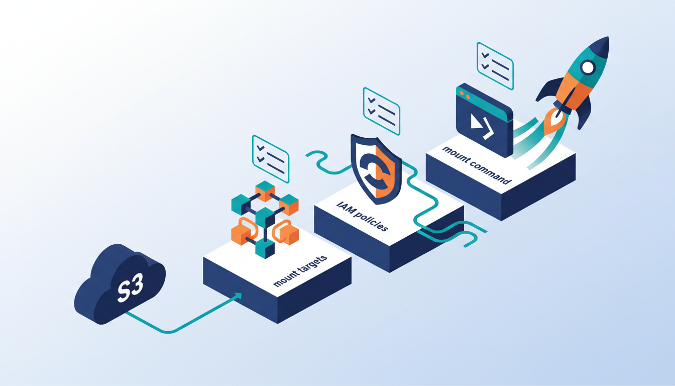 Conceptual illustration for Deploying S3 Files Across EC2, Containers, and Lambda