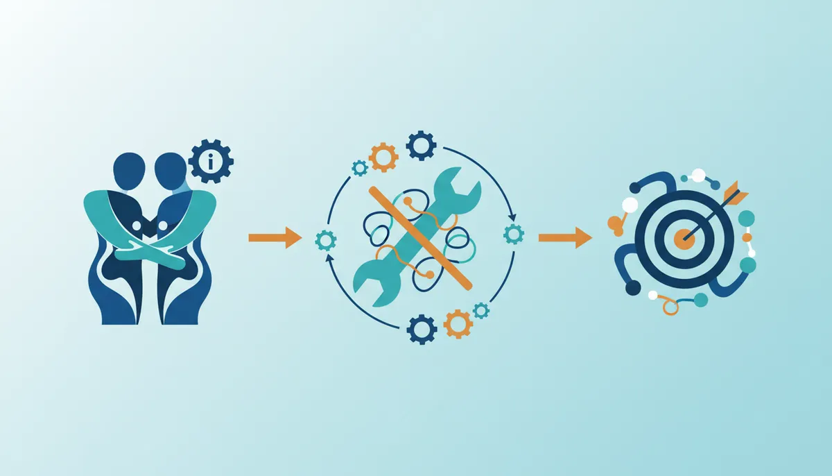 Conceptual illustration for Implementing the First Two Phases for Couples
