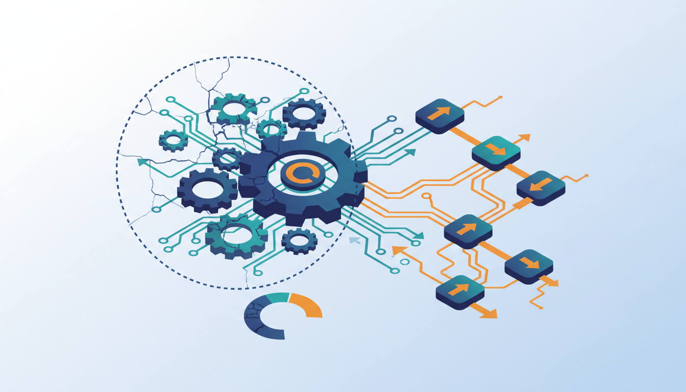 Conceptual illustration for Infrastructure Bottlenecks Blocking New Protocol Deployment