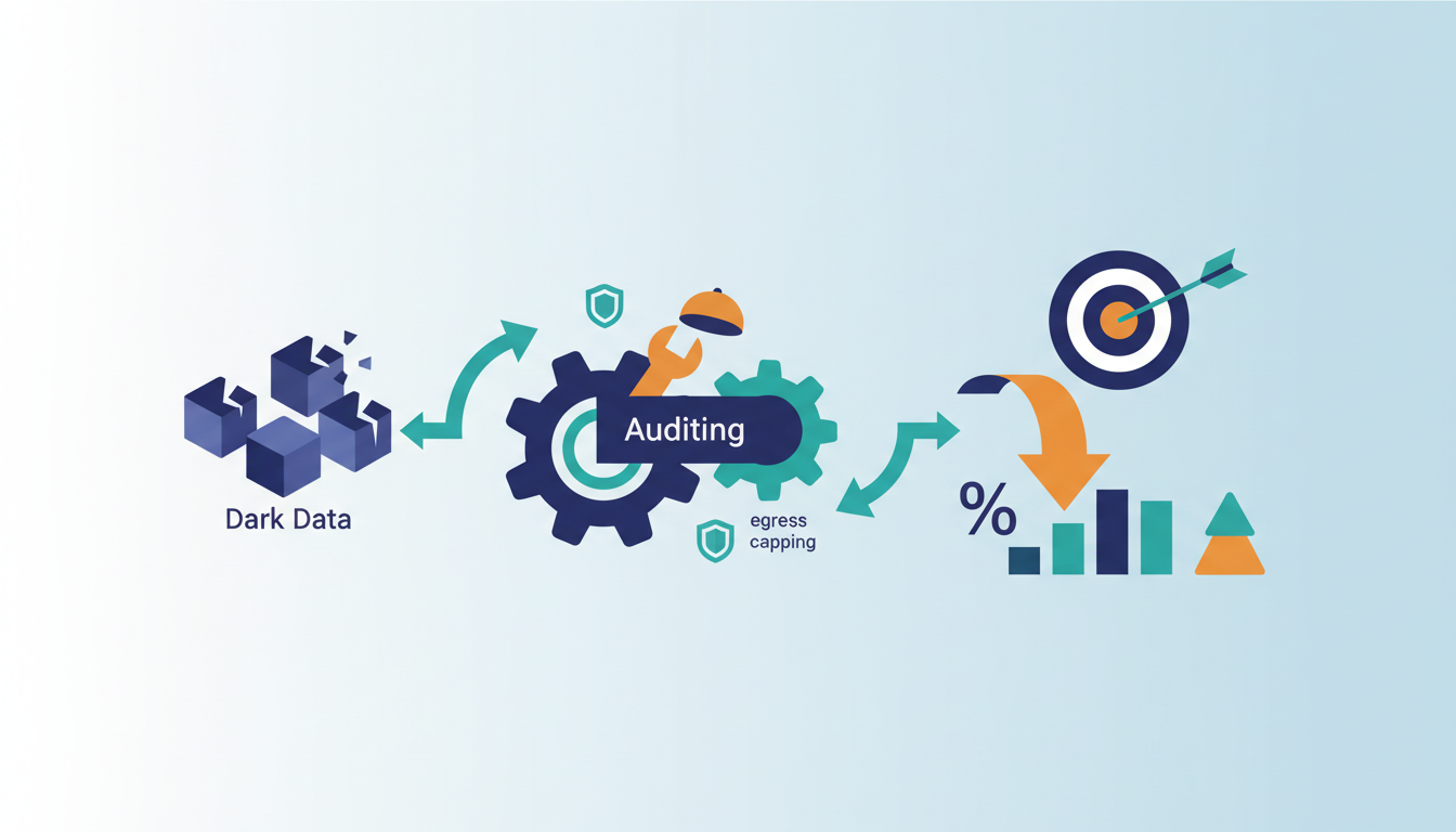 Conceptual illustration for Executing a Data Budget Optimization Plan for AI