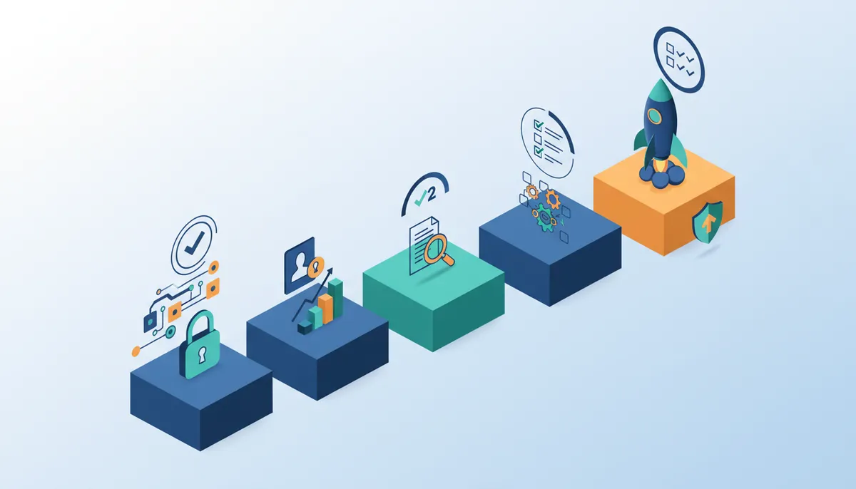 Conceptual illustration for Executing a Secure Data Transfer to CoreWeave in Five Steps