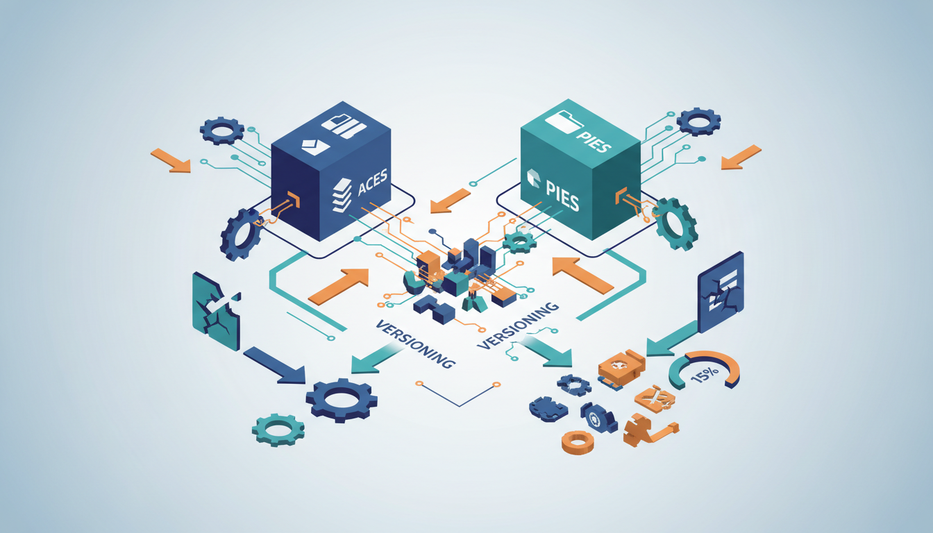 Conceptual illustration for Operational Mechanics of XML Data Exchange Standards