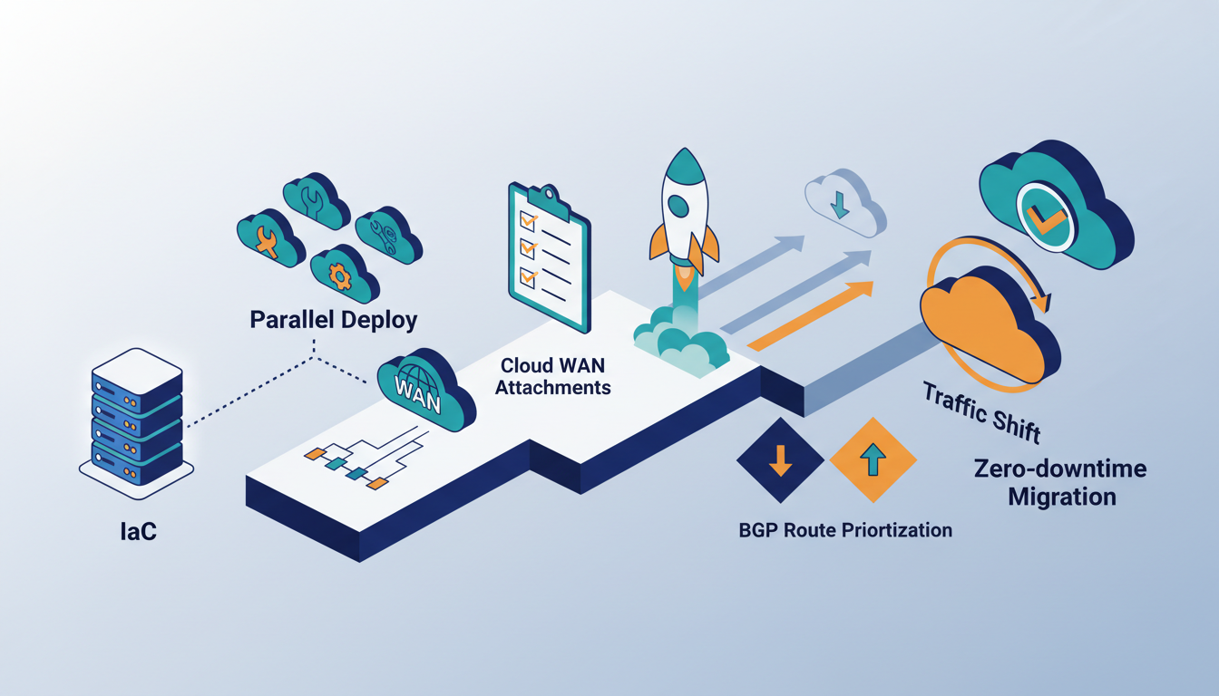 Conceptual illustration for Executing Zero-Downtime Migration from Transit Gateway to Cl