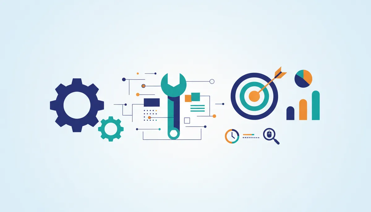 Conceptual illustration for Measuring User Engagement and SEO Performance Outcomes
