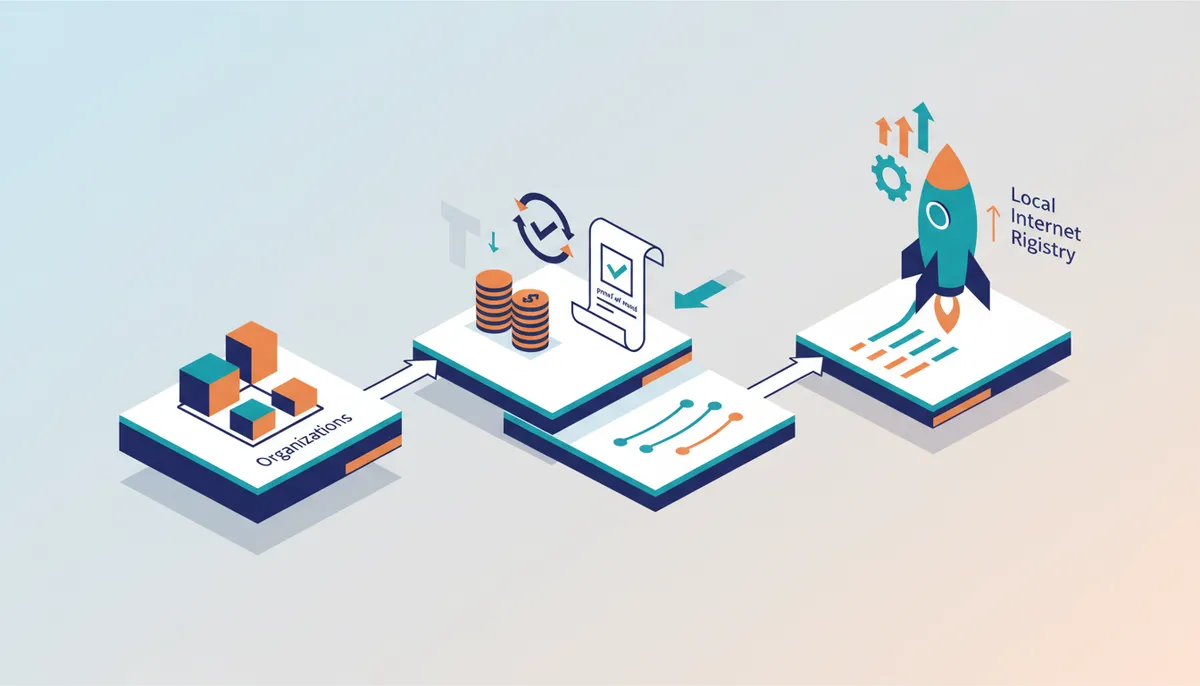 Conceptual illustration for Operational Workflows for Membership and Address Transfers