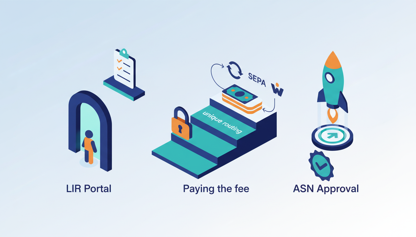 Conceptual illustration for Executing LIR Service Requests and Maintenance Procedures