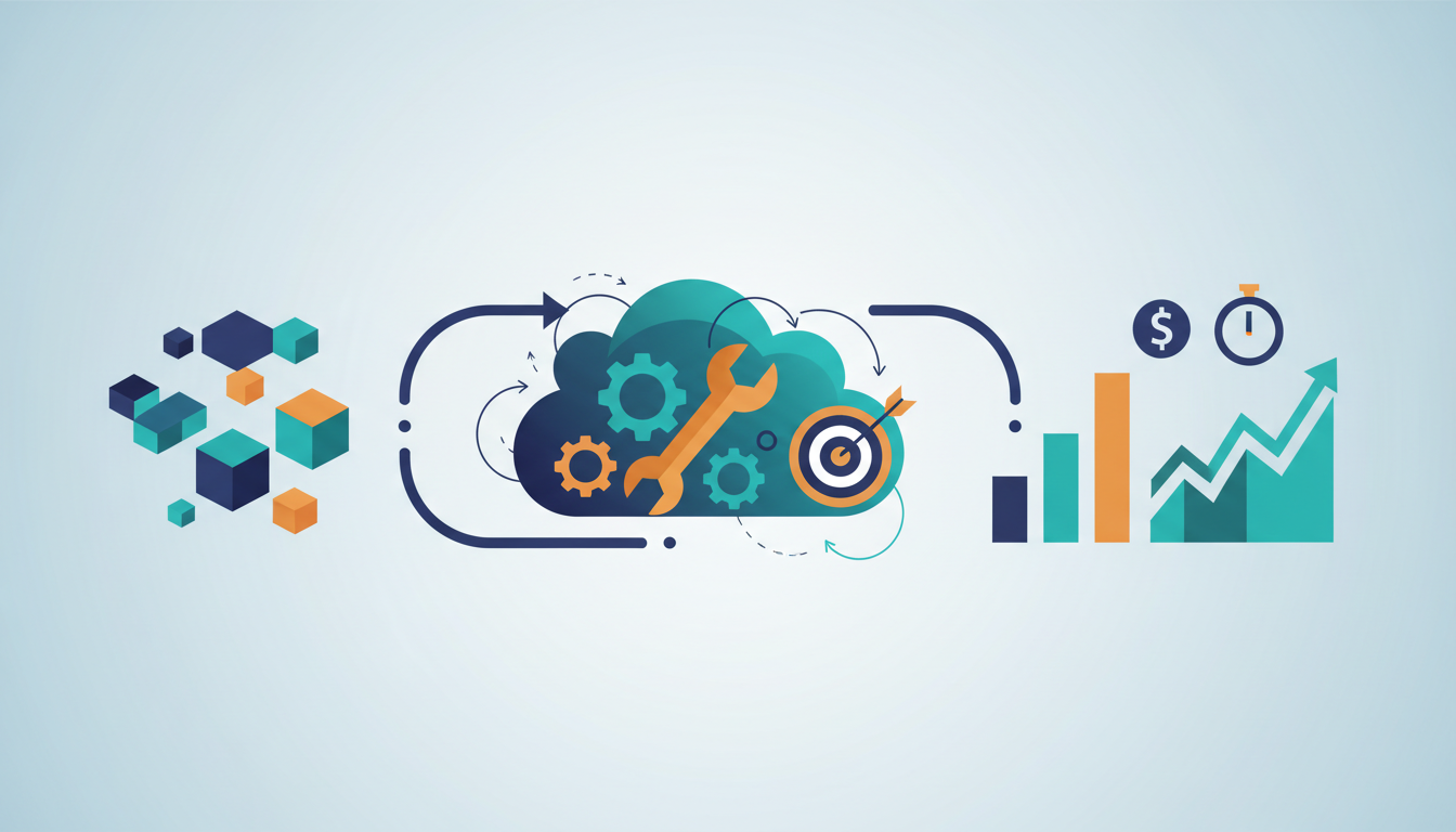 Conceptual illustration for Measurable ROI and Strategic Advantages of Distributed Migra