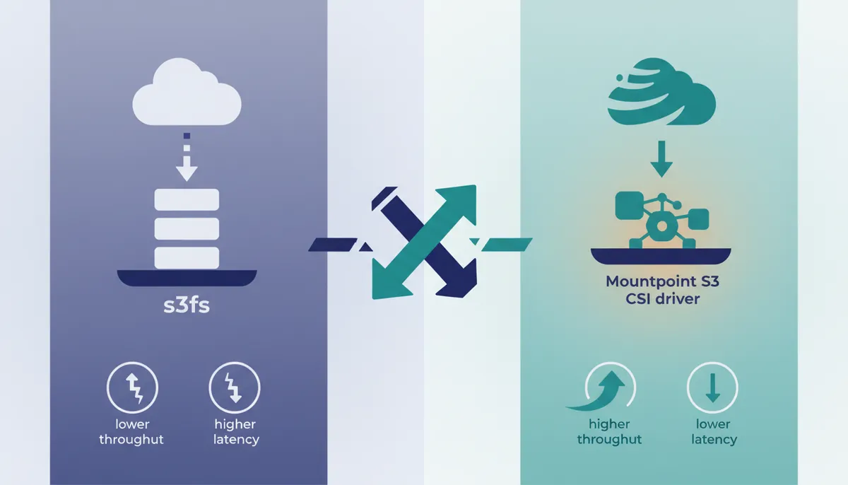 Conceptual illustration for Comparative Performance Against Traditional S3 Filesystem Tools