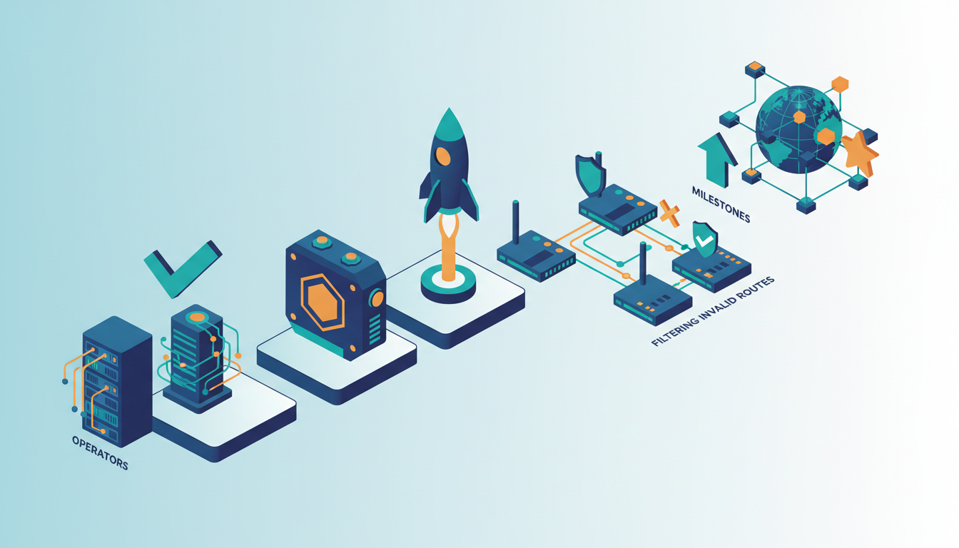 Conceptual illustration for Implementing RPKI Filtering and ROA Creation for Network Operators
