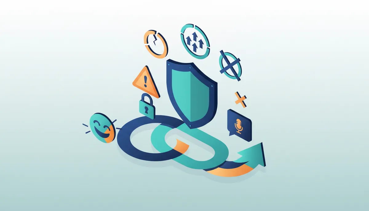 Conceptual illustration for Mitigating Risks and Recovering From Awkward Digital Moments