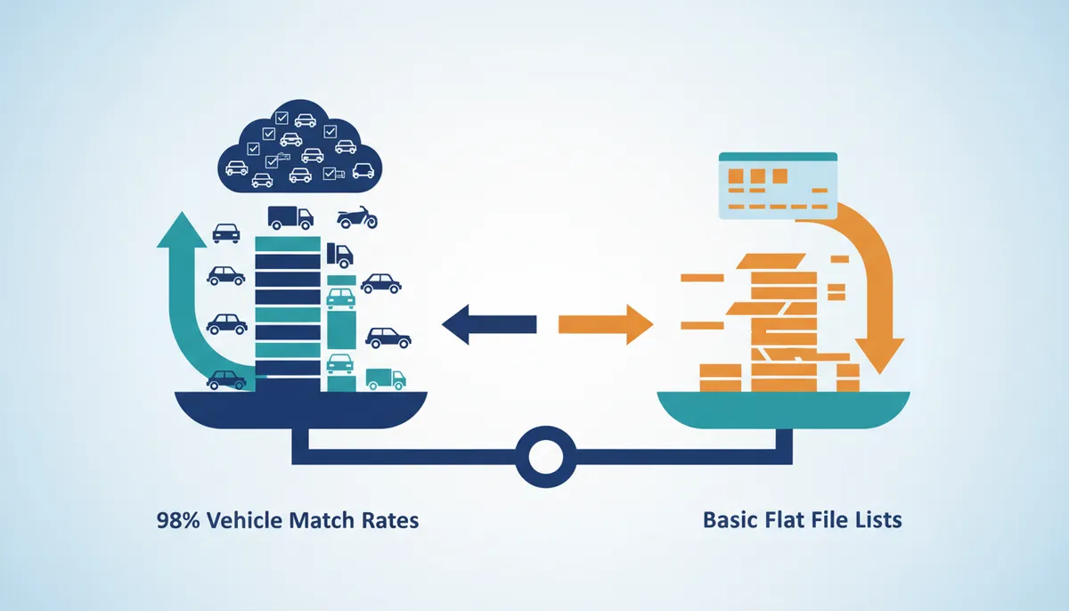 Conceptual illustration for Evaluating Fitment Data Sources and Market Solutions