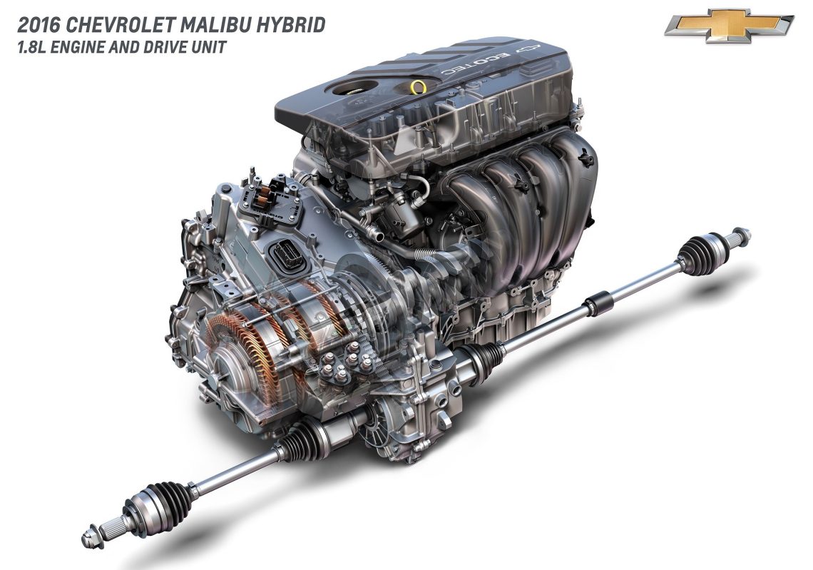 2016 Chevrolet Malibu Hybrid 1.8L Engine and Drive Unit