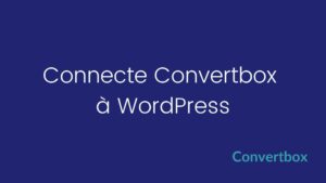 Connecte Convertbox à WordPress convertbox-en-francais