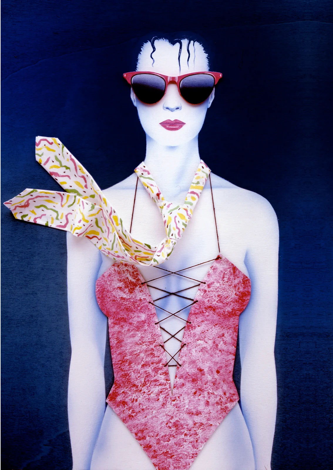 Mixage 01 - Illustrazione grafica di Enzo Mombrini illustratore artista per Bevande e Cocktail