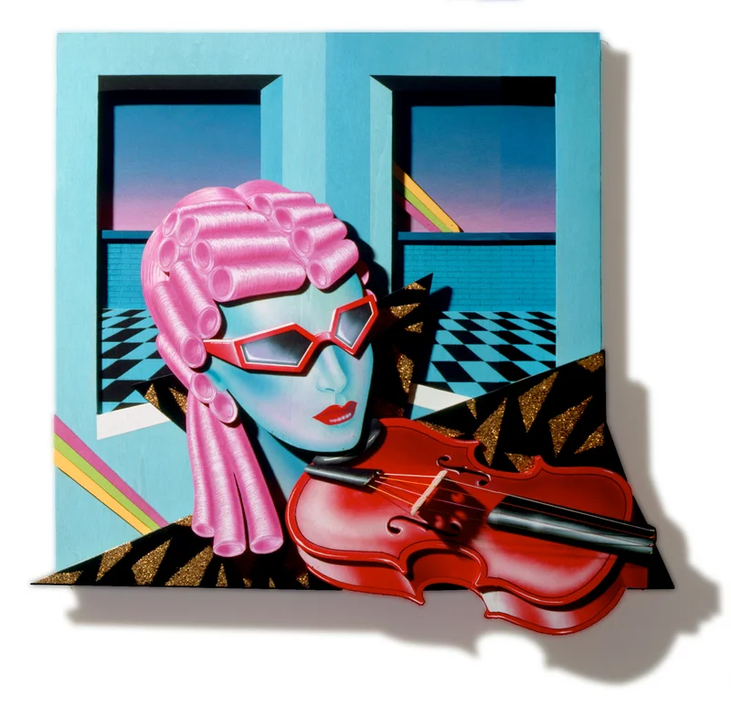 Rondò Violino - Illustrazione grafica di Enzo Mombrini illustratore artista