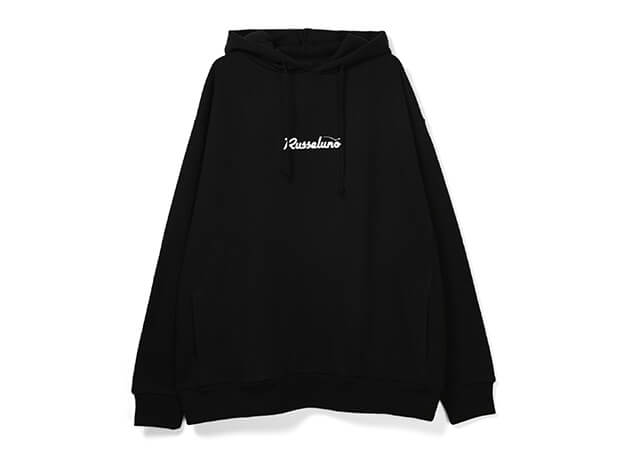 長州力 x Russeluno】HOODIE(BLACK) | ENTITLED OPINIONS CLUB