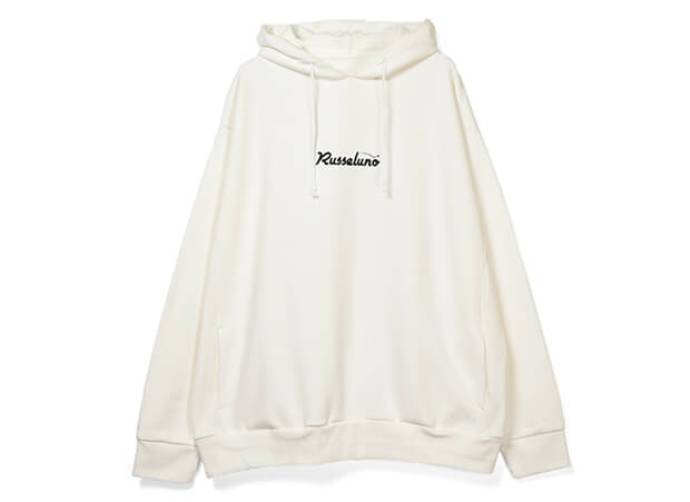 長州力 x Russeluno】HOODIE(WHITE) | ENTITLED OPINIONS CLUB