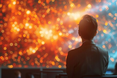 Adobe Stock 810530353 Manwith Orange Sky Network