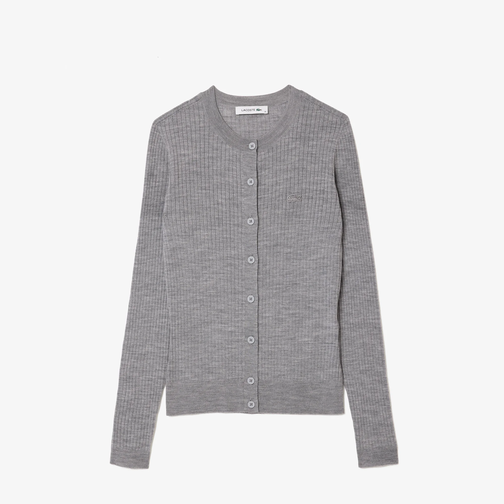 Merino Wool 3D Knit Cardigan