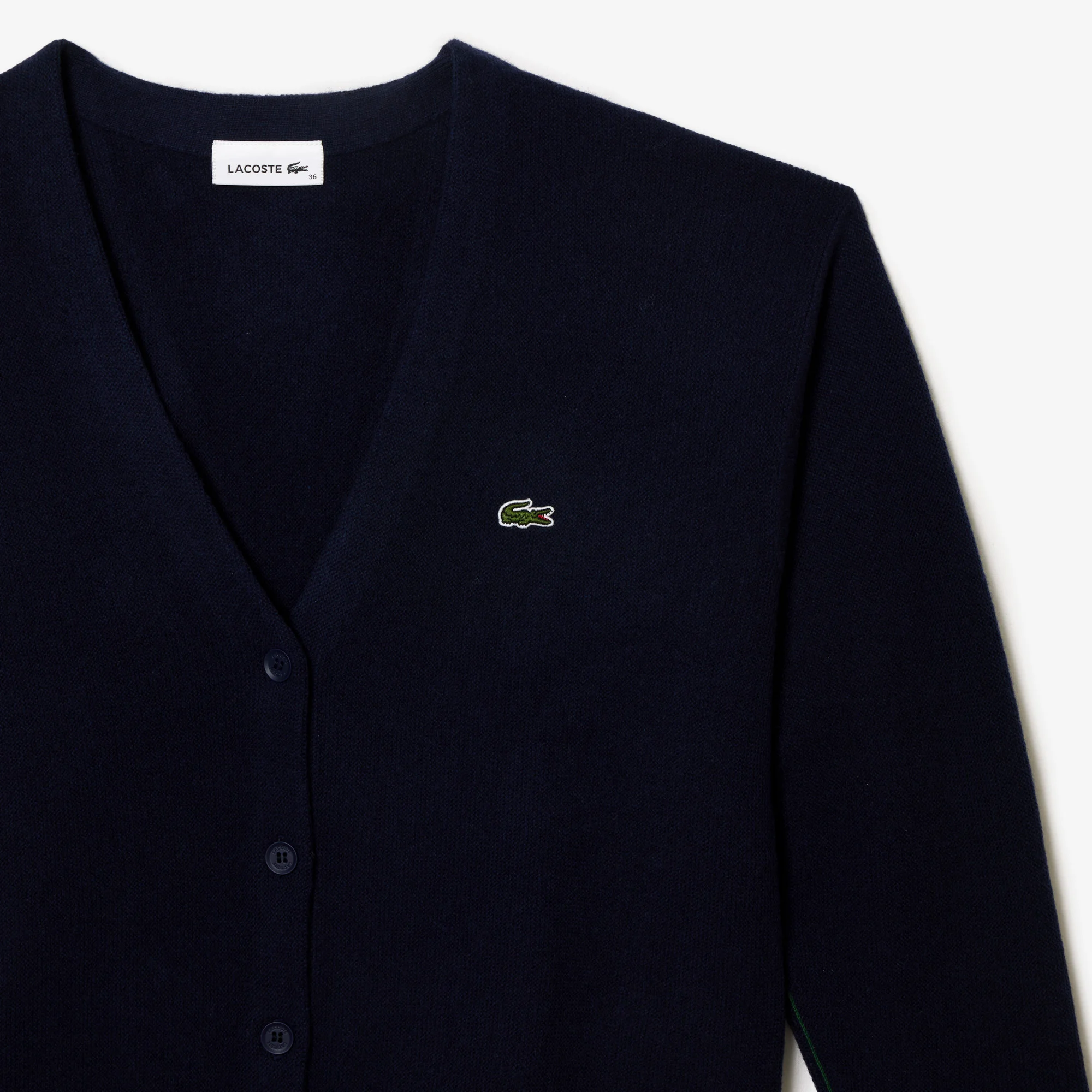 Lacoste navy cardigan new arrivals