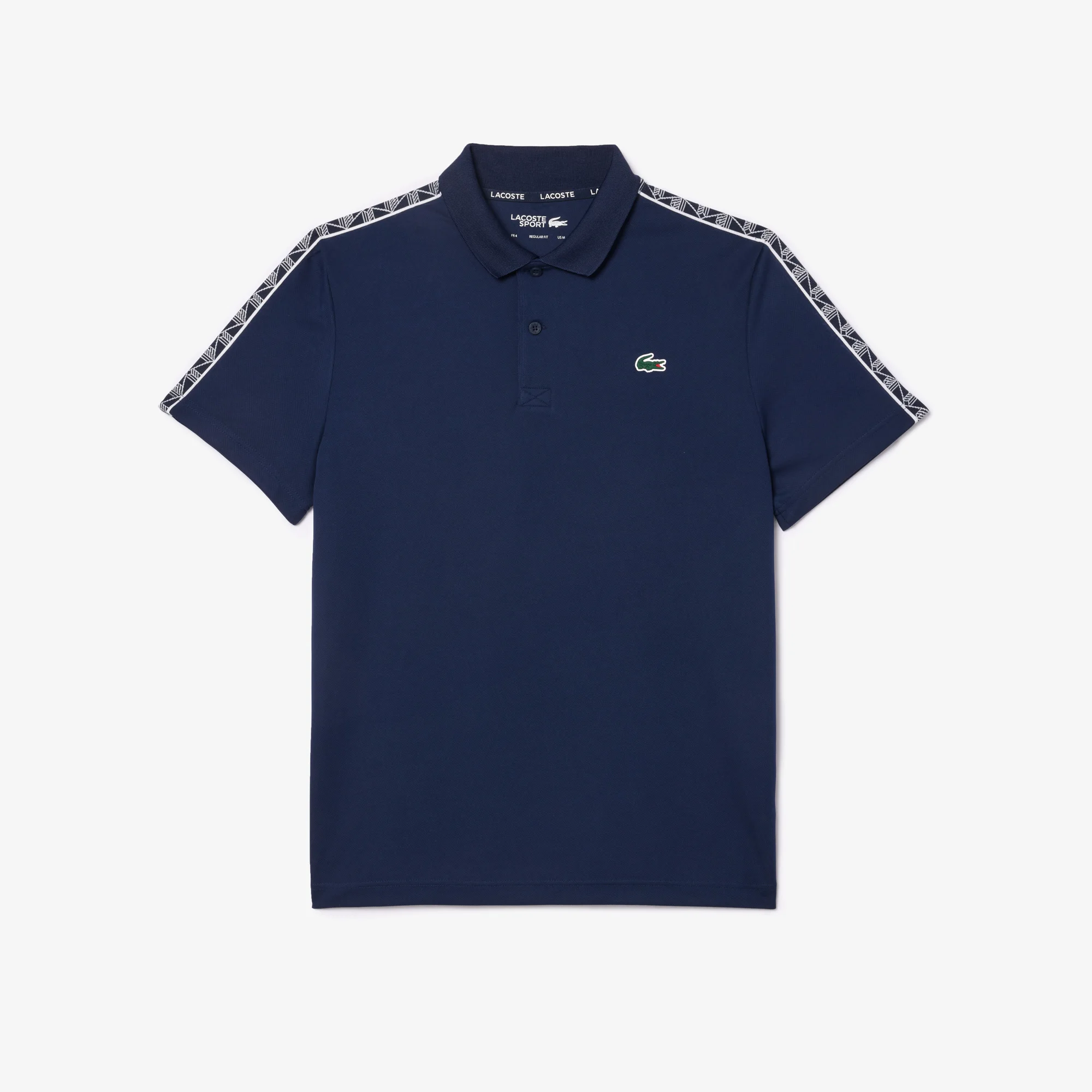 Mens navy lacoste polo online
