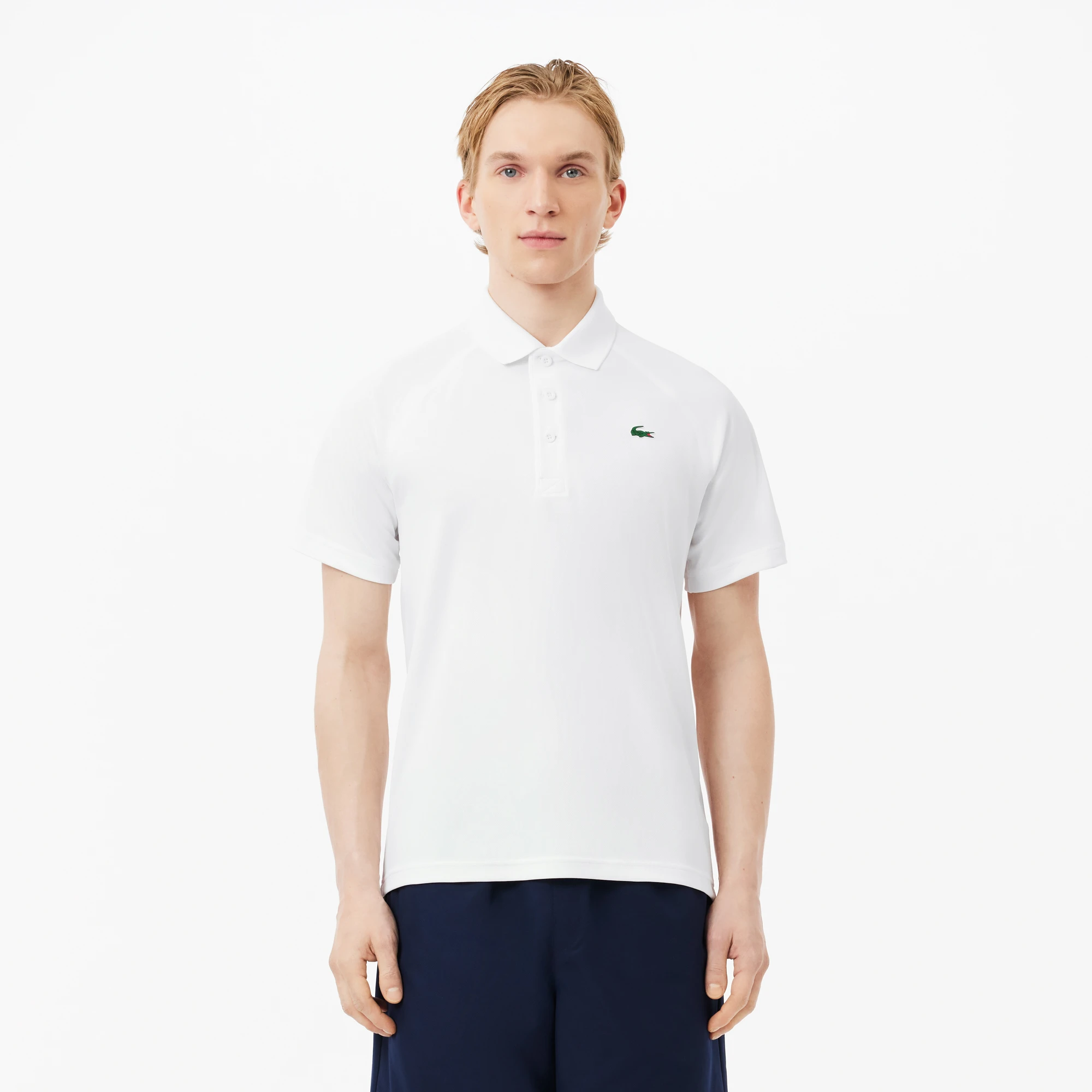 Men's Lacoste SPORT Breathable Run-Resistant Interlock Polo Shirt