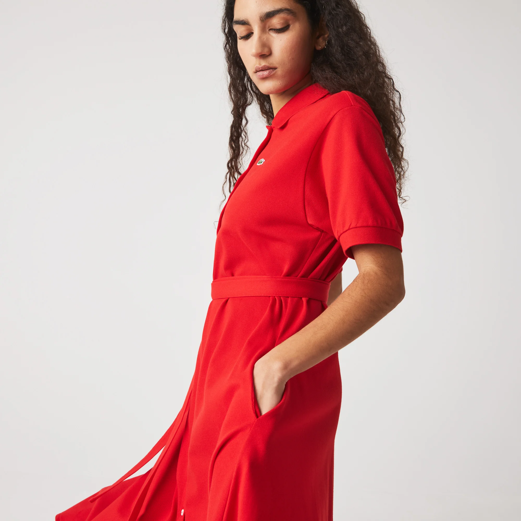 Lacoste belted dress hotsell