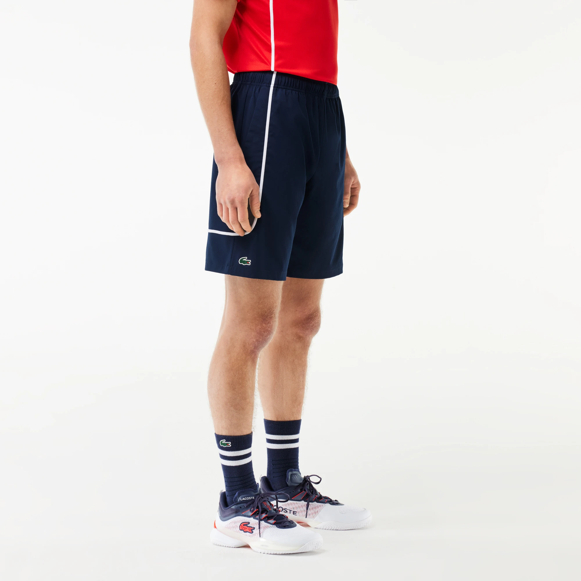 Lightweight Diamond Taffeta Tennis Shorts
