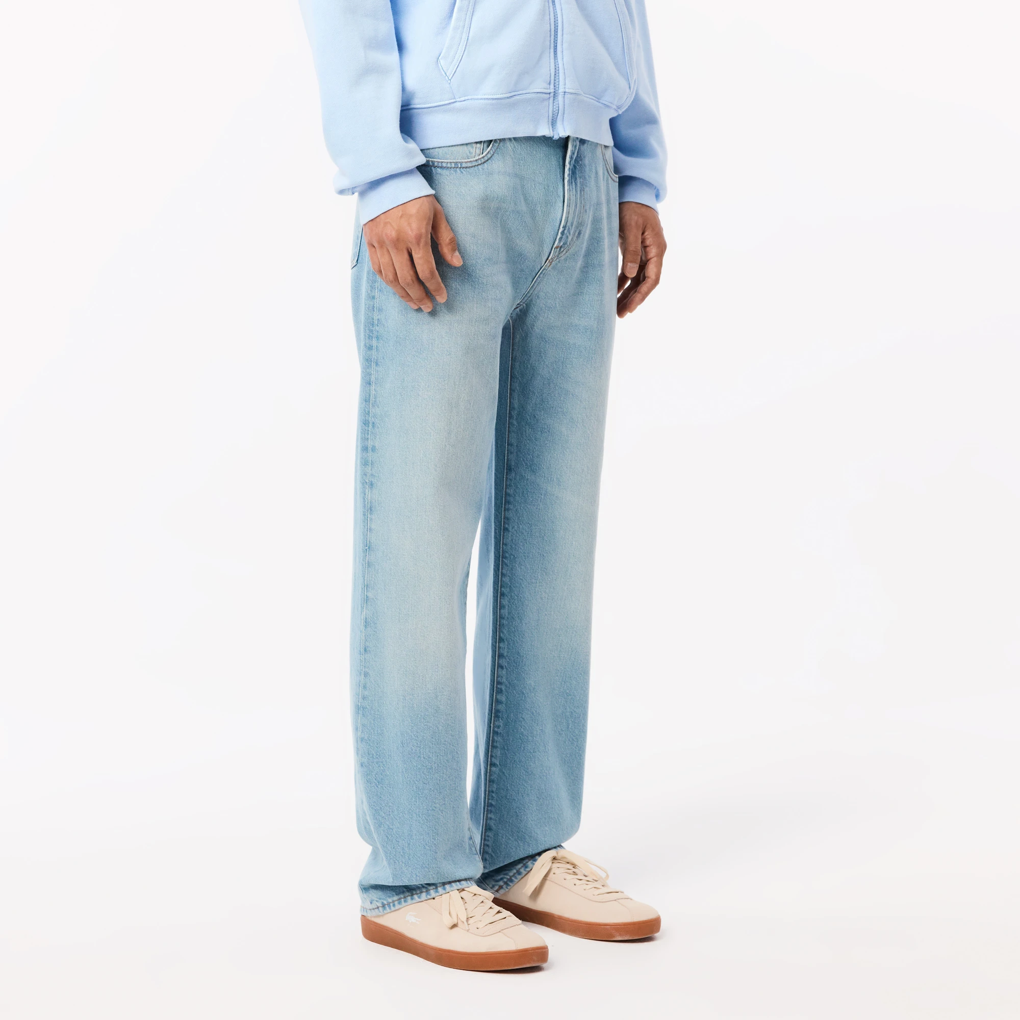 5 Pocket Straight Cut Indigo Jeans