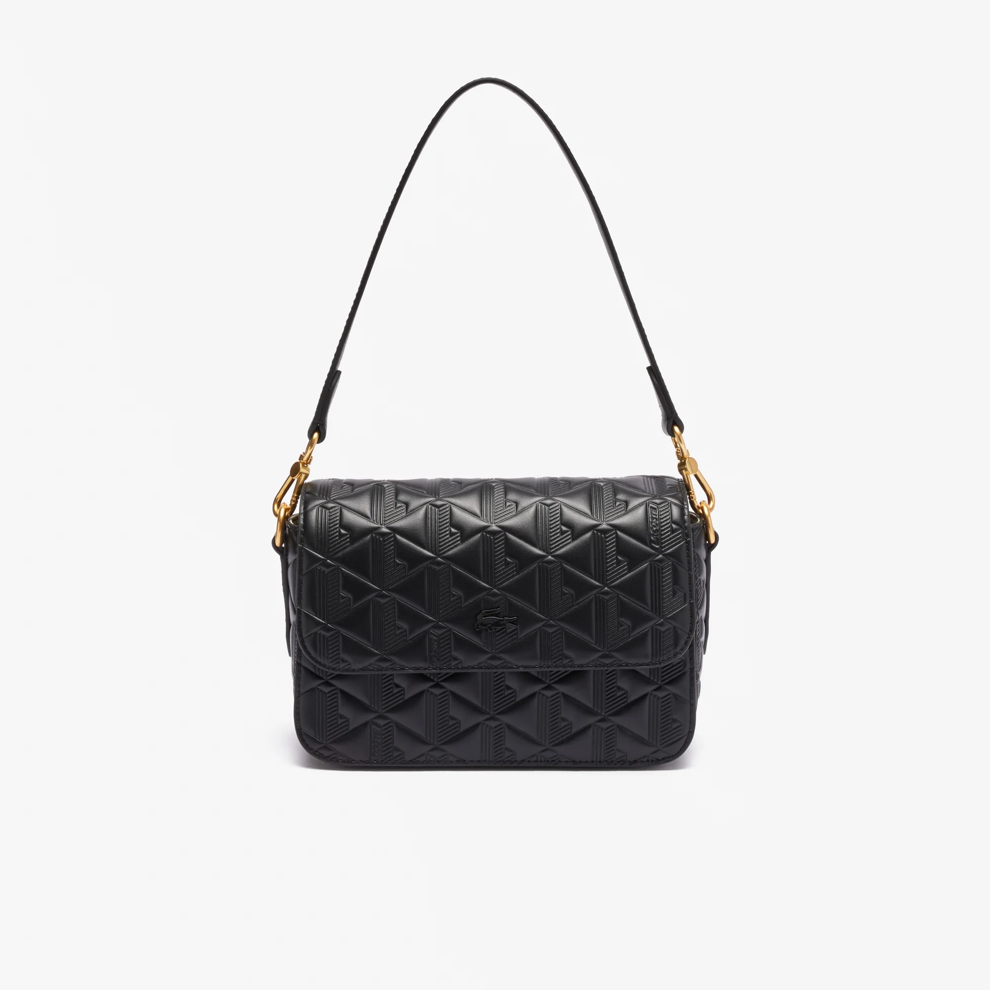 Maheki Embossed Leather Shoulder Bag