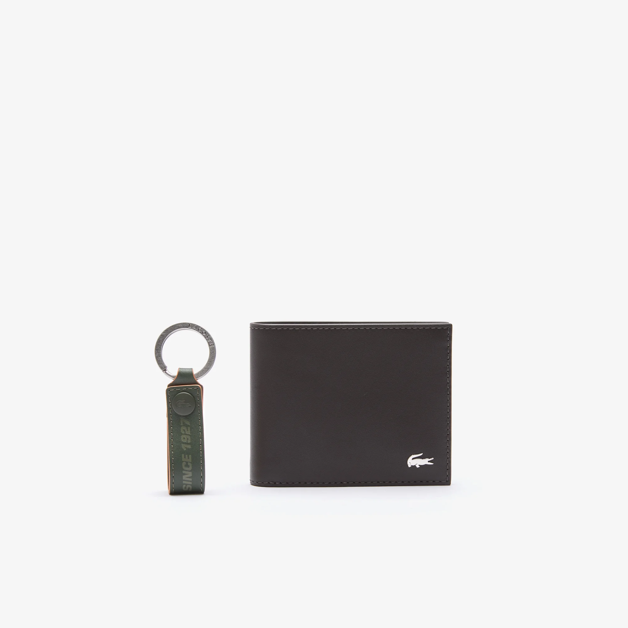 Men's Fitzgerald Smooth Leather Wallet And Key Ring... LACOSTE VN